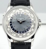 Patek Philippe Worldtime 5110P, platine sur cuir