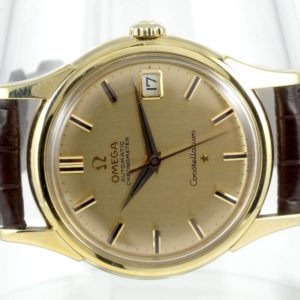 Omega Constellation or jaune 35mm Automatique