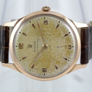 Rolex Précision or rose année 50 Calatrava