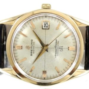 Breitling solo Date Trans-Ocean or jaune 35mm