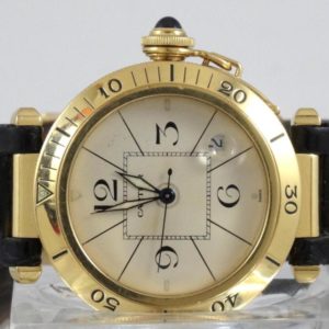 Cartier Pasha Or Jaune 38mm Full Set