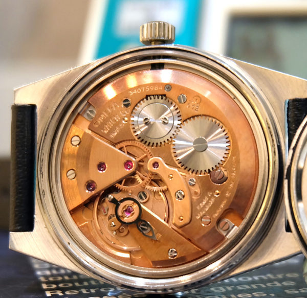 Omega Geneve Acier Ardoise