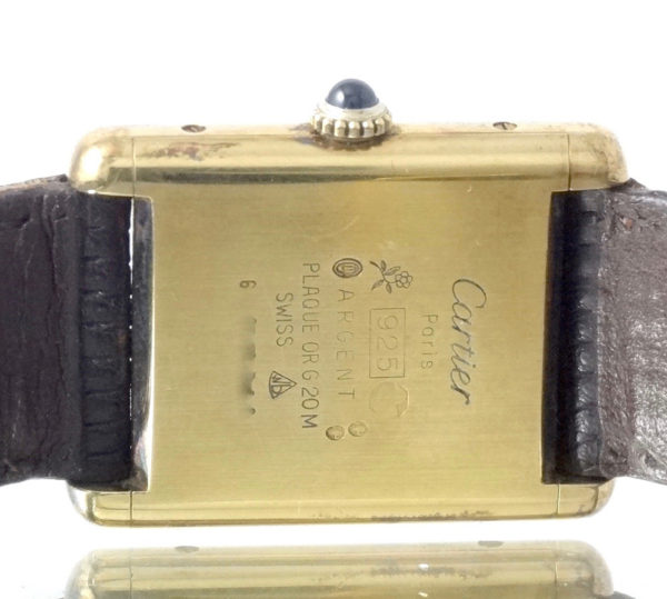 Cartier Tank Must Chocolat Dial