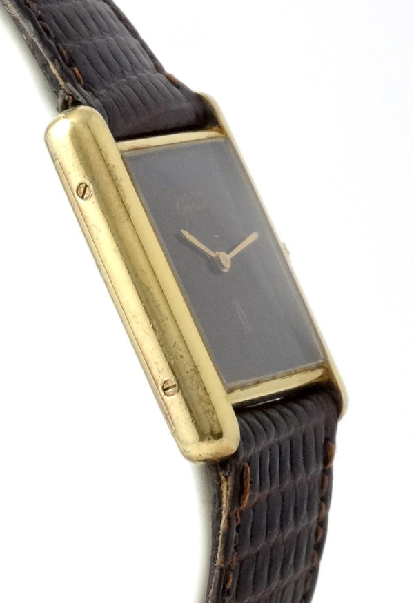 Cartier Tank Must Chocolat Dial
