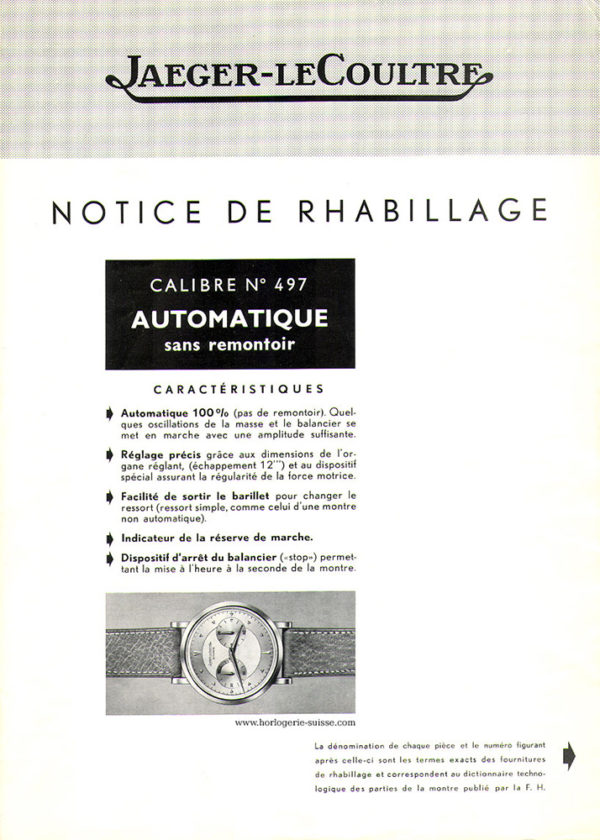 Jaeger-LeCoultre Futurematic Calatrava Big Eyes Circa 1952