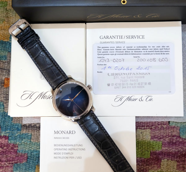 H.Moser & Cie Endeavour Centre Seconds Concept White Gold