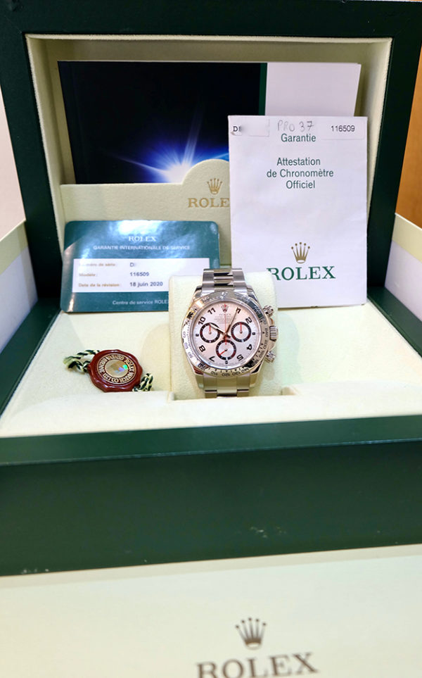 Rolex Daytona White Gold Box & Papers 2006