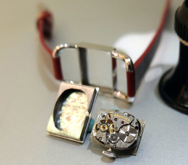 Jaeger-LeCoultre Etrier Hermes Mini Lady circa 1950 remontage manuel
