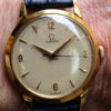 Omega nid d'abeille or jaune 36mm Circa 1952