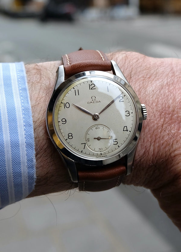 Omega Calibre 30T2 Circa 1948 Oversize Military style Dial