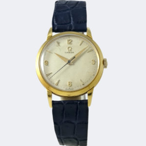 Omega nid d'abeille or jaune 36mm Circa 1952