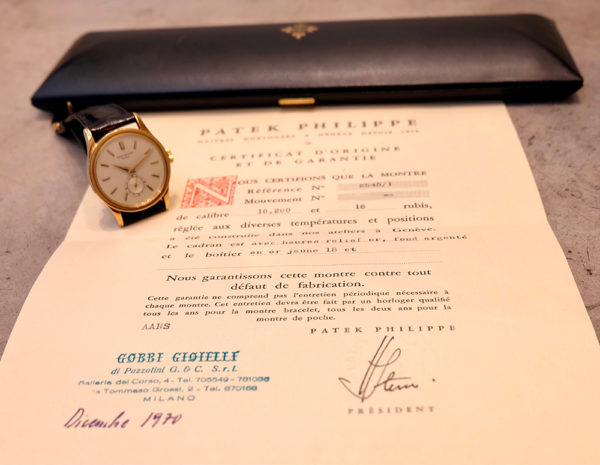Patek Philippe Calatrava Réf 2545 full set Circa 1970 Waterproof case