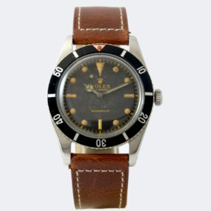 Rolex Submariner (No Date) 6536/1 "Petit remontoir" Circa 1957 Première main Jamais polie