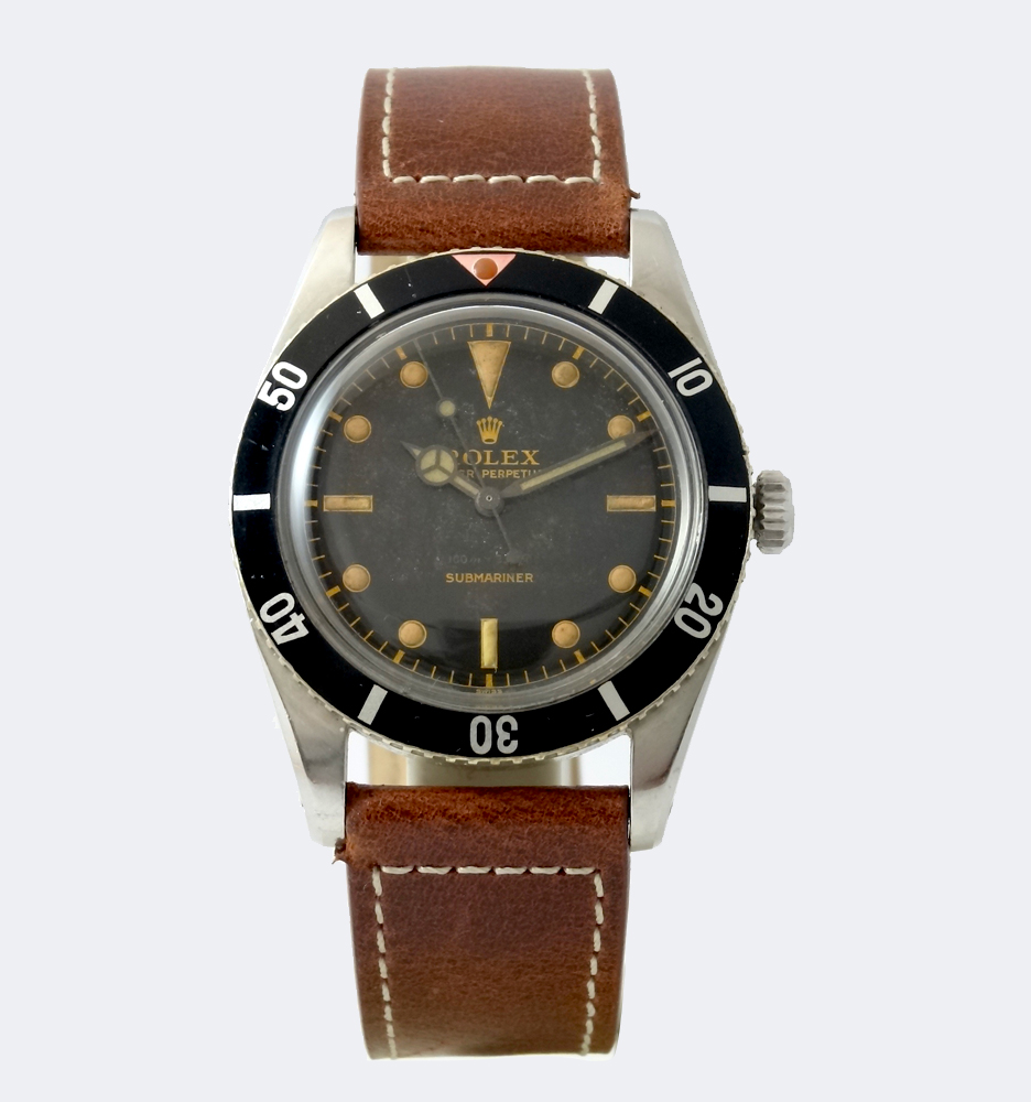 Rolex Submariner (No Date) 6536/1 "Petit remontoir" Circa 1957 Première main Jamais polie