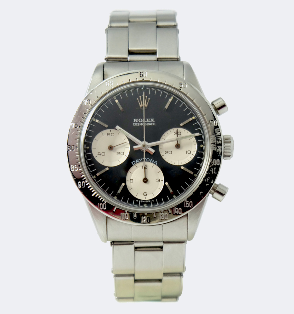 Rolex Daytona 6239 Black Dial Blueberry Daytona Circa 1968